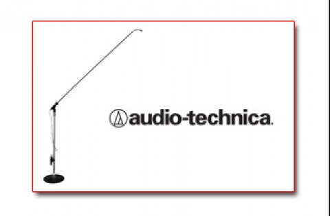Ace Backstage CSM-60C Wired Choir Stick Microphone, 60" with Audio Technica Cardioid Element