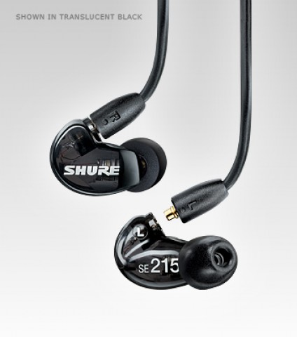 Shure SE215-K Professional In-Ear Monitor Earphones, Black